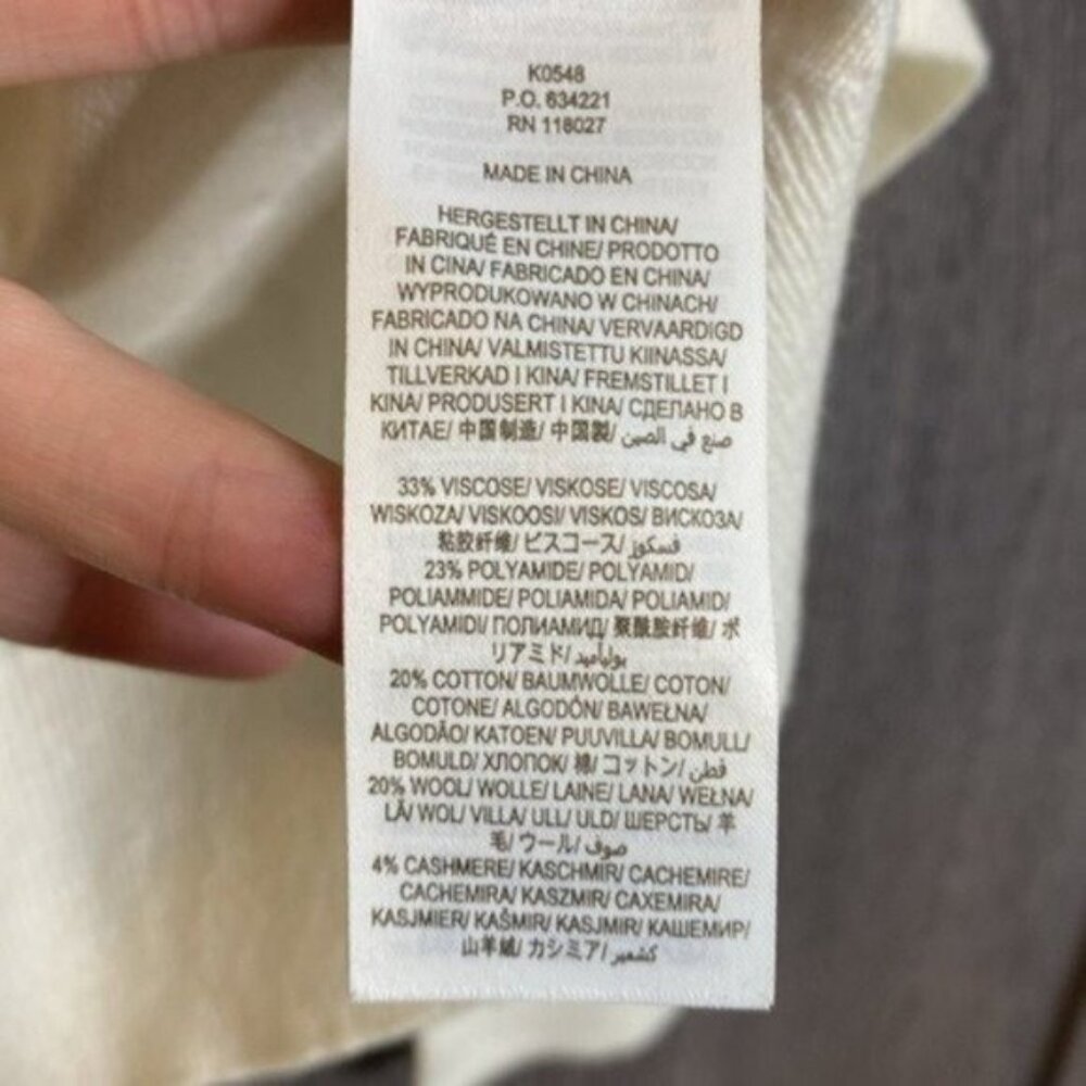 NWT Boden Square Neck Sweater in Cream - Picture 7 of 8